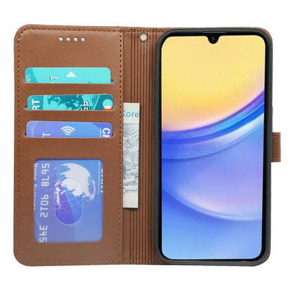 For Samsung Galaxy A16 5G / A16 4G Wallet Case Magnetic Snap Leather Phone Cover with Strap