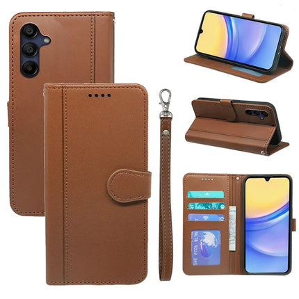 For Samsung Galaxy A16 5G / A16 4G Wallet Case Magnetic Snap Leather Phone Cover with Strap