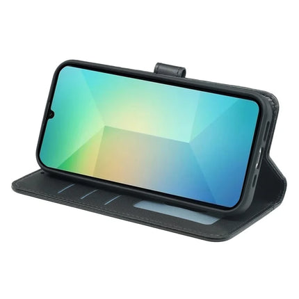 For Samsung Galaxy A06 Wallet Case Magnetic Snap Leather Phone Cover with Strap