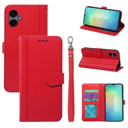 For Samsung Galaxy A06 Wallet Case Magnetic Snap Leather Phone Cover with Strap