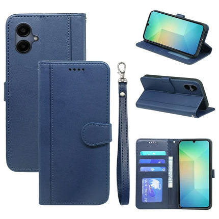 For Samsung Galaxy A06 Wallet Case Magnetic Snap Leather Phone Cover with Strap
