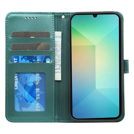 For Samsung Galaxy A06 Wallet Case Magnetic Snap Leather Phone Cover with Strap