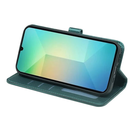 For Samsung Galaxy A06 Wallet Case Magnetic Snap Leather Phone Cover with Strap