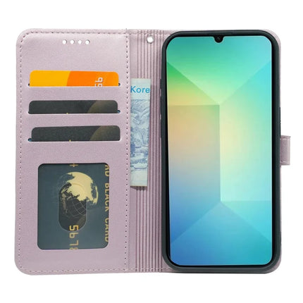 For Samsung Galaxy A06 Wallet Case Magnetic Snap Leather Phone Cover with Strap