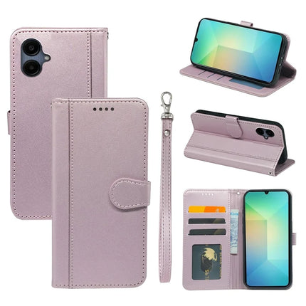 For Samsung Galaxy A06 Wallet Case Magnetic Snap Leather Phone Cover with Strap