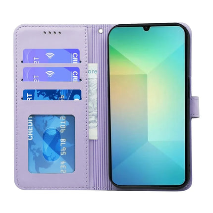 For Samsung Galaxy A06 Wallet Case Magnetic Snap Leather Phone Cover with Strap