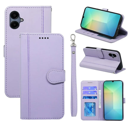 For Samsung Galaxy A06 Wallet Case Magnetic Snap Leather Phone Cover with Strap
