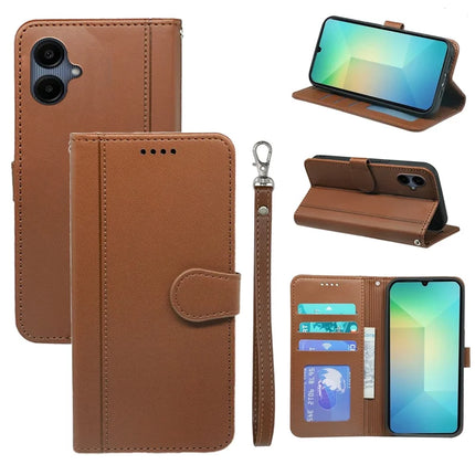 For Samsung Galaxy A06 Wallet Case Magnetic Snap Leather Phone Cover with Strap