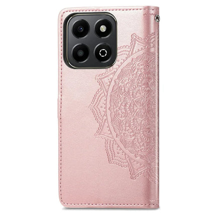 For Honor X6b 4G Wallet Case Mandala Flower Leather Phone Cover Stand View