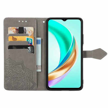 For Honor X6b 4G Wallet Case Mandala Flower Leather Phone Cover Stand View