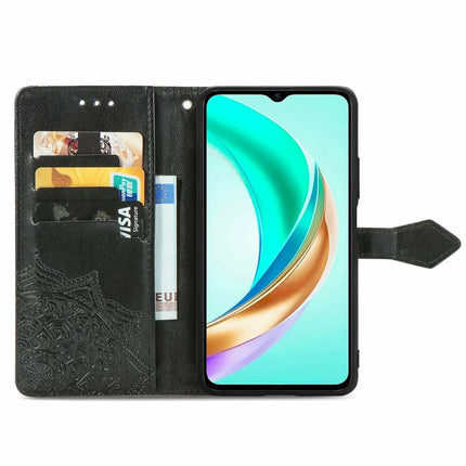 For Honor X6b 4G Wallet Case Mandala Flower Leather Phone Cover Stand View