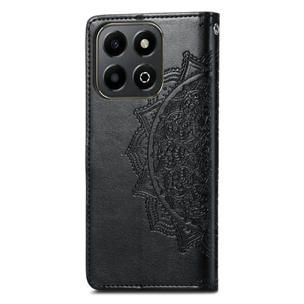 For Honor X6b 4G Wallet Case Mandala Flower Leather Phone Cover Stand View