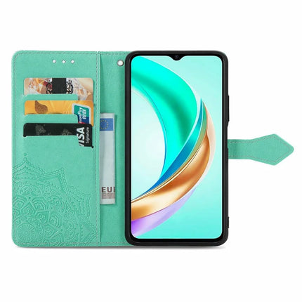 For Honor X6b 4G Wallet Case Mandala Flower Leather Phone Cover Stand View