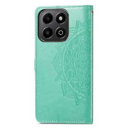 For Honor X6b 4G Wallet Case Mandala Flower Leather Phone Cover Stand View