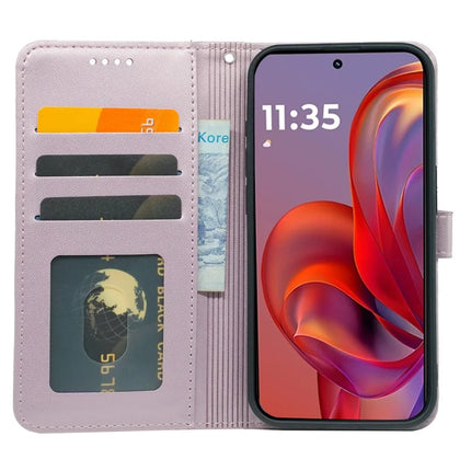 For Motorola Edge 50 Neo 5G / Moto S50 5G / Thinkphone 25 5G Wallet Case Magnetic Snap Leather Phone Cover with Strap
