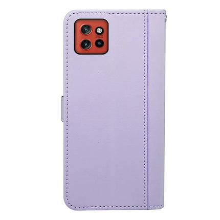 For Motorola Edge 50 Neo 5G / Moto S50 5G / Thinkphone 25 5G Wallet Case Magnetic Snap Leather Phone Cover with Strap