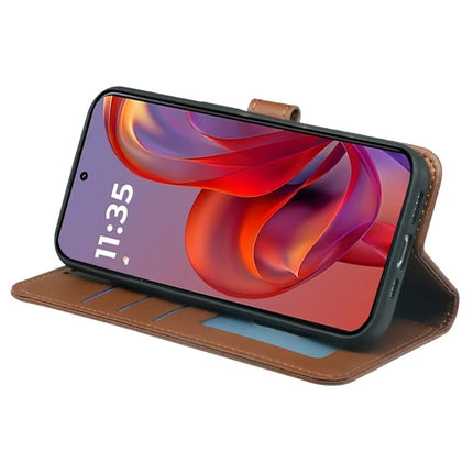 For Motorola Edge 50 Neo 5G / Moto S50 5G / Thinkphone 25 5G Wallet Case Magnetic Snap Leather Phone Cover with Strap