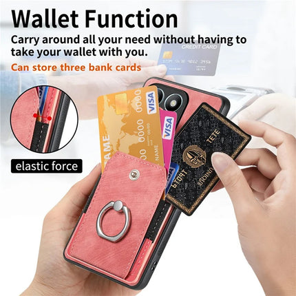 For Honor X6b 4G Case Kickstand Leather+TPU Non-Slip Protective Cover Card Slots