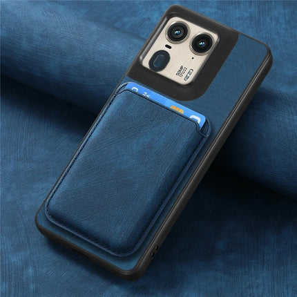 For Motorola Moto X50 Ultra 5G / Edge 50 Ultra 5G Case Leather+TPU Retro Phone Cover with Detachable Card Slot