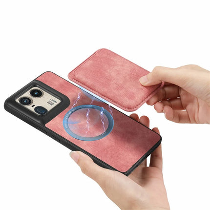For Motorola Moto X50 Ultra 5G / Edge 50 Ultra 5G Case Leather+TPU Retro Phone Cover with Detachable Card Slot