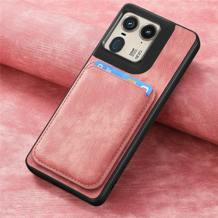 For Motorola Moto X50 Ultra 5G / Edge 50 Ultra 5G Case Leather+TPU Retro Phone Cover with Detachable Card Slot