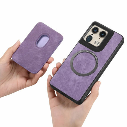 For Motorola Moto X50 Ultra 5G / Edge 50 Ultra 5G Case Leather+TPU Retro Phone Cover with Detachable Card Slot