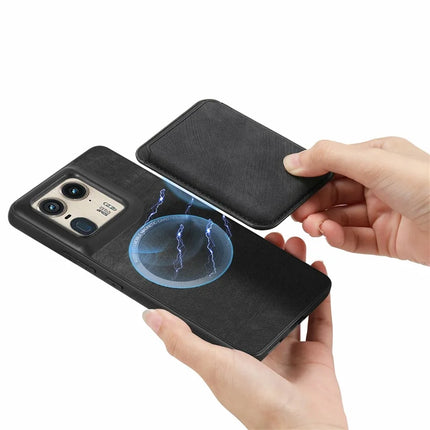 For Motorola Moto X50 Ultra 5G / Edge 50 Ultra 5G Case Leather+TPU Retro Phone Cover with Detachable Card Slot
