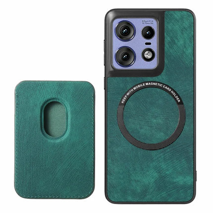 For Motorola Edge 50 Pro 5G Case Leather+TPU Retro Phone Cover with Detachable Card Slot