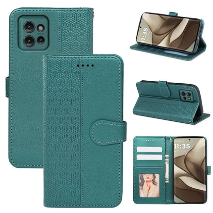 For Motorola Edge 50 5G Wallet Phone Case Pattern Imprint Leather Flip Cover