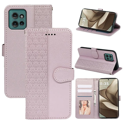 For Motorola Edge 50 5G Wallet Phone Case Pattern Imprint Leather Flip Cover