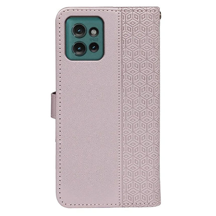For Motorola Edge 50 5G Wallet Phone Case Pattern Imprint Leather Flip Cover