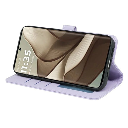 For Motorola Edge 50 5G Wallet Phone Case Pattern Imprint Leather Flip Cover