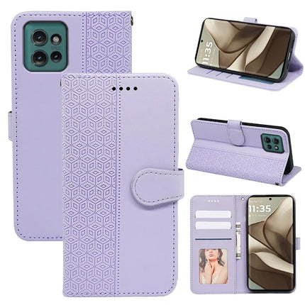 For Motorola Edge 50 5G Wallet Phone Case Pattern Imprint Leather Flip Cover