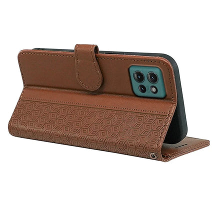 For Motorola Edge 50 5G Wallet Phone Case Pattern Imprint Leather Flip Cover