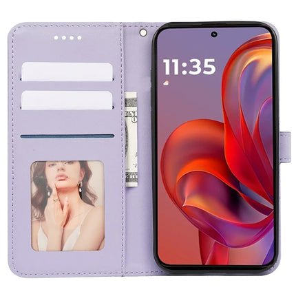 For Motorola Edge 50 Neo 5G / Moto S50 5G / Thinkphone 25 5G Wallet Phone Case Pattern Imprint Leather Flip Cover