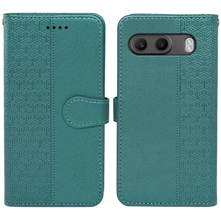 For OnePlus Nord 4 Wallet Phone Case Pattern Imprint Leather Flip Cover - Green