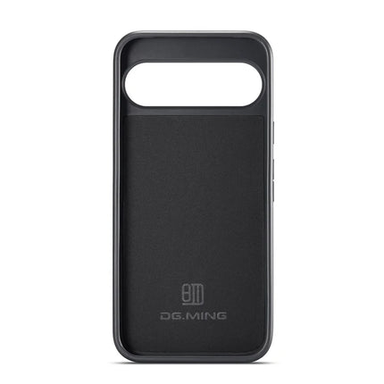 DG.MING For Google Pixel 9 Pro  /  Pixel 9 Case Anti-Drop Leather Coated PC+TPU Phone Back Cover