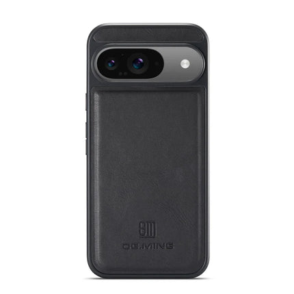 DG.MING For Google Pixel 9 Pro  /  Pixel 9 Case Anti-Drop Leather Coated PC+TPU Phone Back Cover