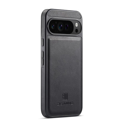 DG.MING For Google Pixel 9 Pro XL Case Anti-Drop Leather Coated PC+TPU Phone Back Cover