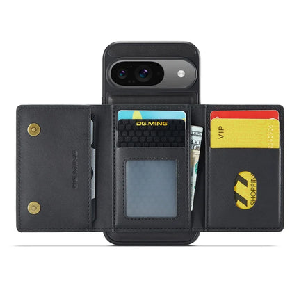 DG.MING M5 Series For Google Pixel 9 Pro  /  Pixel 9 Case Detachable Magnetic Leather Phone Cover with Card Slots