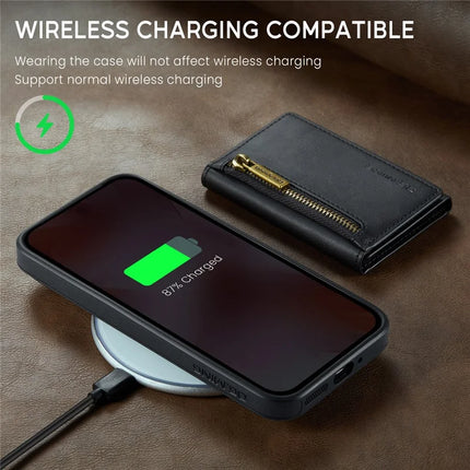 DG.MING M5 Series For Google Pixel 9 Pro  /  Pixel 9 Case Detachable Magnetic Leather Phone Cover with Card Slots