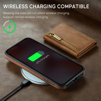 DG.MING M5 Series For Google Pixel 9 Pro  /  Pixel 9 Case Detachable Magnetic Leather Phone Cover with Card Slots