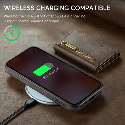 DG.MING M5 Series For Google Pixel 9 Pro  /  Pixel 9 Case Detachable Magnetic Leather Phone Cover with Card Slots