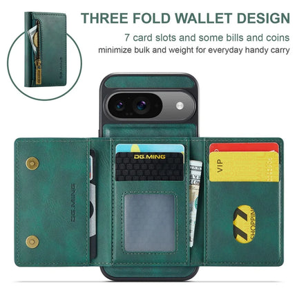 DG.MING M5 Series For Google Pixel 9 Pro  /  Pixel 9 Case Detachable Magnetic Leather Phone Cover with Card Slots