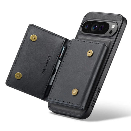 DG.MING M5 Series For Google Pixel 9 Pro XL Case Detachable Magnetic Leather Phone Cover with Card Slots