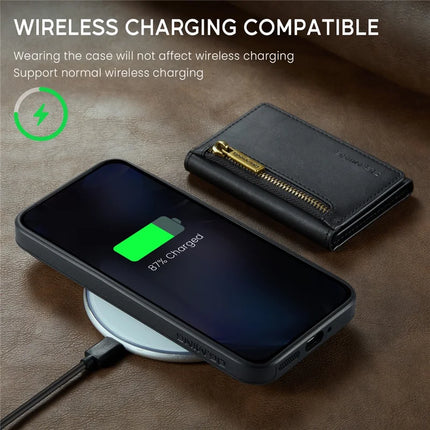 DG.MING M5 Series For Google Pixel 9 Pro XL Case Detachable Magnetic Leather Phone Cover with Card Slots