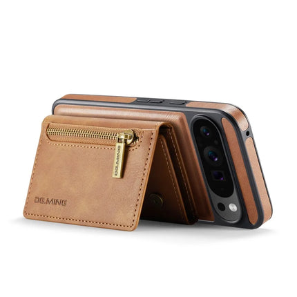 DG.MING M5 Series For Google Pixel 9 Pro XL Case Detachable Magnetic Leather Phone Cover with Card Slots