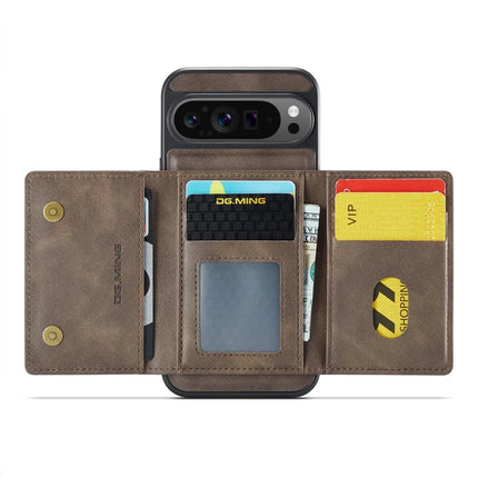 DG.MING M5 Series For Google Pixel 9 Pro XL Case Detachable Magnetic Leather Phone Cover with Card Slots