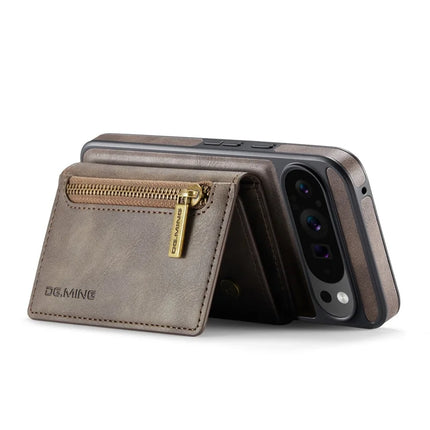 DG.MING M5 Series For Google Pixel 9 Pro XL Case Detachable Magnetic Leather Phone Cover with Card Slots
