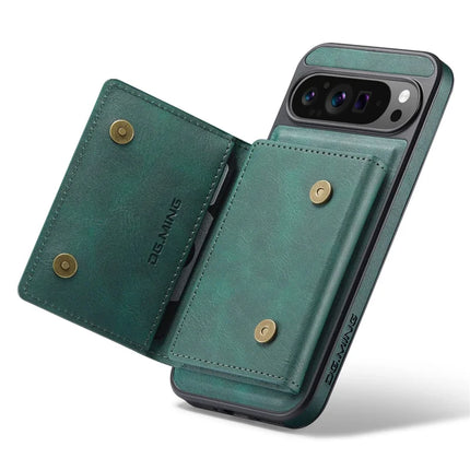 DG.MING M5 Series For Google Pixel 9 Pro XL Case Detachable Magnetic Leather Phone Cover with Card Slots